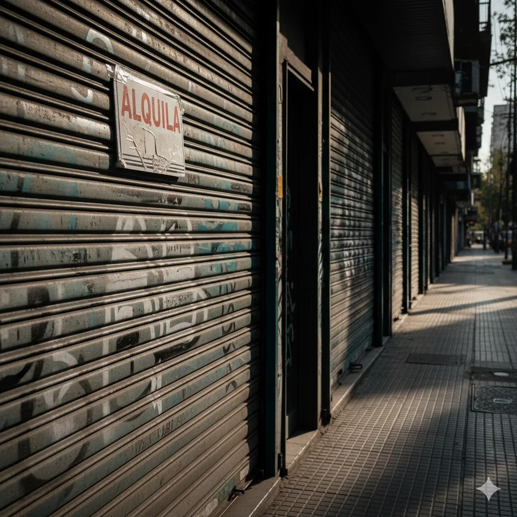 Persiana baja de comercio en Buenos Aires